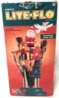 Vintage As-New | Acrylic Lite&bull;Flo Decorative Table Lamp w Bulbs Included | 11"