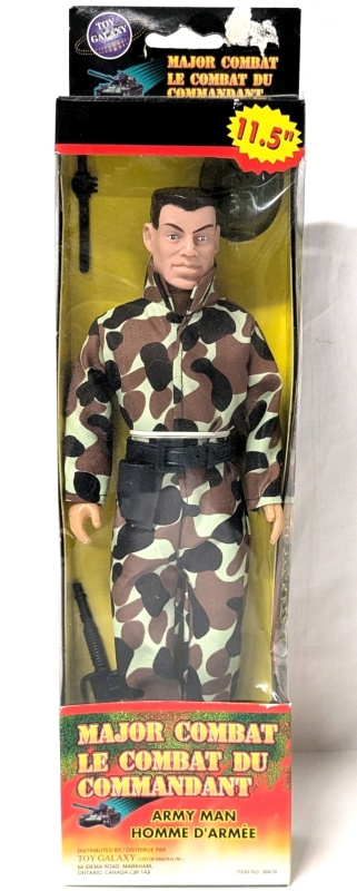 Vintage Major Combat Army Man | 11.5" Tall | NRFB