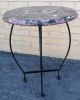 Small Stone Top Table - 22" Tall & 16" Diameter - 3