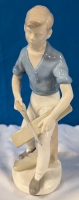 Vintage GDR Figure "The Boy Carpenter" 9" Tall. No Chips or Cracks.