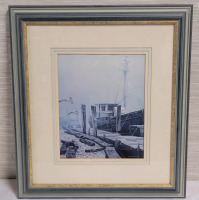 " The Sarah E. and Gulls " by Canadian Artist Robert Bateman , Framed Print . Measures 16 3/4"&times;18 3/4"