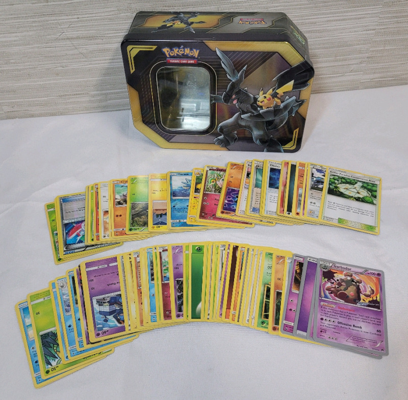 Pokémon Trading Card Game Cards & Pokémon Tin . 95+ Cards