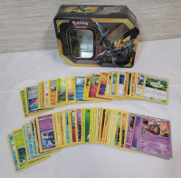 Pok&eacute;mon Trading Card Game Cards & Pok&eacute;mon Tin . 95+ Cards