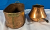 Brass Planter and Watering Can. Planter Measures 2.5" Tall. - 5