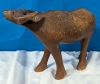 Wooden Water Buffalo Statue. 8" Tall. - 2