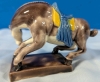 Ceramic Horse Figurine. 3" Tall Figure. No Chips or Cracks. - 2