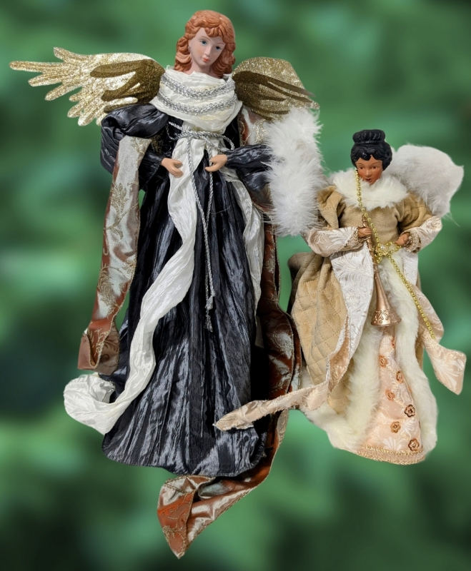 13" - 16.5" Tall Angel Christmas Tree Toppers