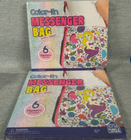 2 New Color In Messenger Bags Glittery Design Craft Kits