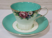 Vintage Paragon Double Warrant Tapestry Rose Cup & Saucer , Both Ring True . No chips or cracks