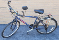 Minelli 21-Speed Mountain Bicycle . 18" Frame , Brakes & Gears Working . Some Rust