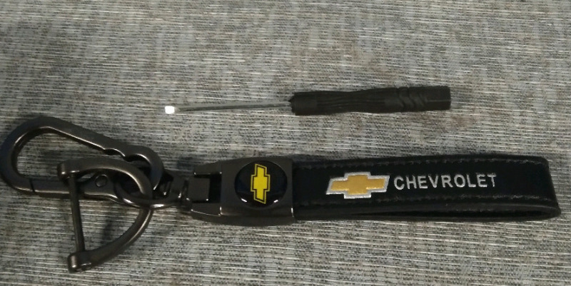 New Chevrolet Car Key Holder with Leather Strap