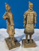 Replica Terracotta Soldiers. 7.75" Tall.