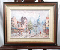 Vintage Framed Painting on Canvas - Signed - 22.5" by 18.5"