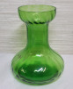 Green Glass 5.5" Vase & Glass Glass Serving Tray , measures 8 1/4" diameter - 4