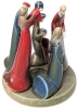 Ceramic Nativity "Circle of Friends" Candle Holder | 7" Diameter x 7.25" Tall - 4