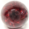 Striking Maroon & Red Art Glass Vase | 13.5" - 4