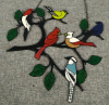 New 9" Metal Bird Hanging Decoration