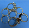 Seven Signed Fashion Rings CZ Enamel Rhinestone - 6