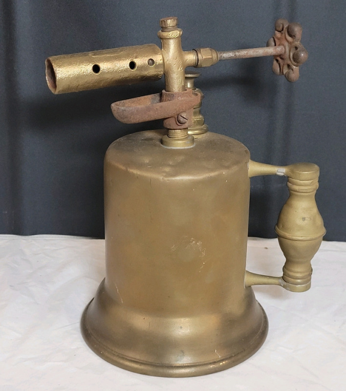 Vintage Clayton & Lambert Co Brass Blow Torch