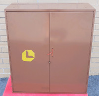 New - Metal Garage / Shop Wall Cabinet with Two (2) Adjustable Shelves . Measures 26.5"×30"×12"