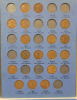 1909 - 1971 USA Lincoln Pennies & 1939 - 1978 Canadian Pennies . Not All Slot Checked for Correct Date - 3