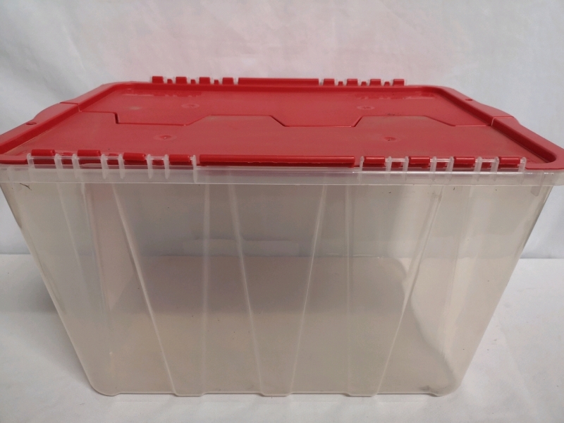 Storage Tote with Lid - 21" L x 15.5" W x 12.5" H