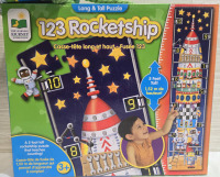 New 50+ Pcs | The Learning Journey 123 Rocketship | a 5 Foot Tall Puzzle