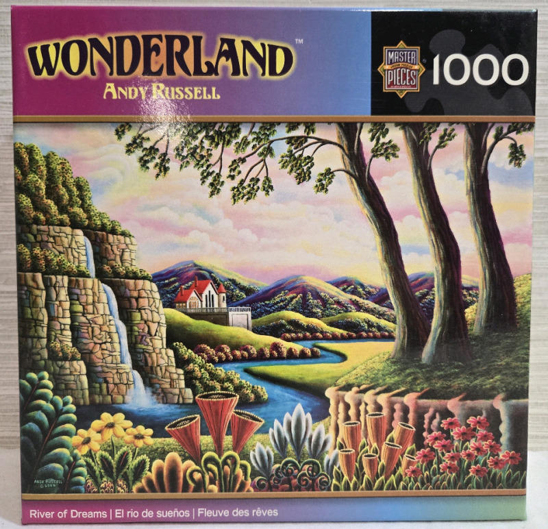 New 1000 Pcs | Wonderland: River Of Dreams Puzzle | By; Andy Russell ( 19.25" x 26.75" )