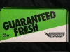 Vintage Metal Guaranteed Fresh Sign - 22.5" L x 19" W - 2