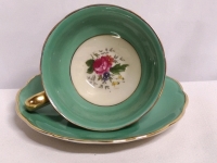 Vintage Royal Bayreuth - Bavaria Germany Teacup and Saucer