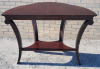 Bombay Company Hallway Table , Dark Brown . Measures 44" wide , 20" deep & 32" tall . Minor scuffs and scratches top and side - 4