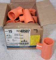 New - IPEX 1.5"×1 1/4"×3/4" PVC Reducer Tee Sprinkler Pipe Fittings , 15 Tee Fittings