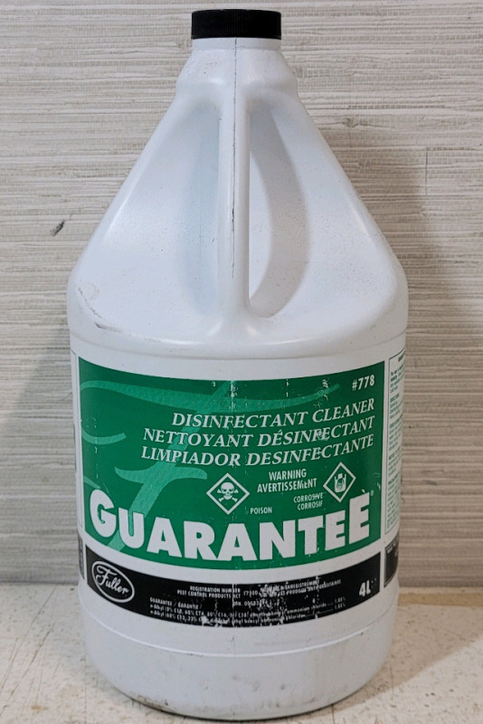 New - Fuller Disinfectant Cleaner , 4L Bottle .