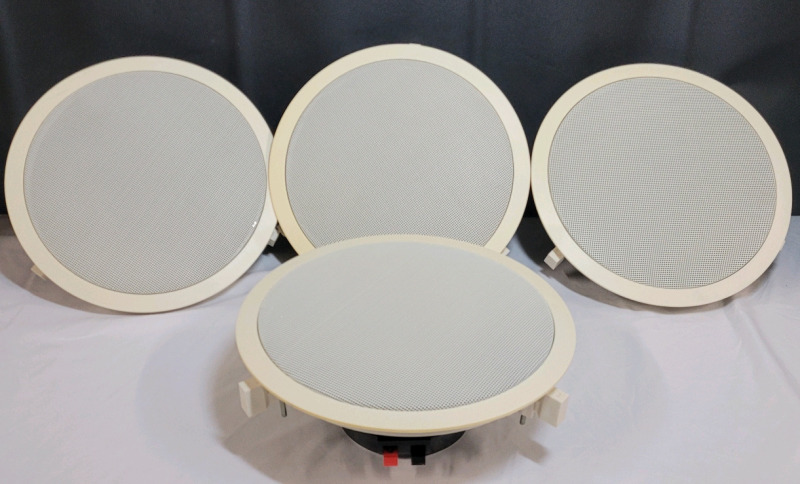 Omage Point 5 Custom IWRD-8 Wall / Ceiling 80watt Speakers , Set of 4 . Untested