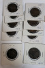 World Coin and Token Lot . Includes 1961 & 1962 USA Silver Dimes . Countries : Canada , US , Great Britain , Mexico - 3