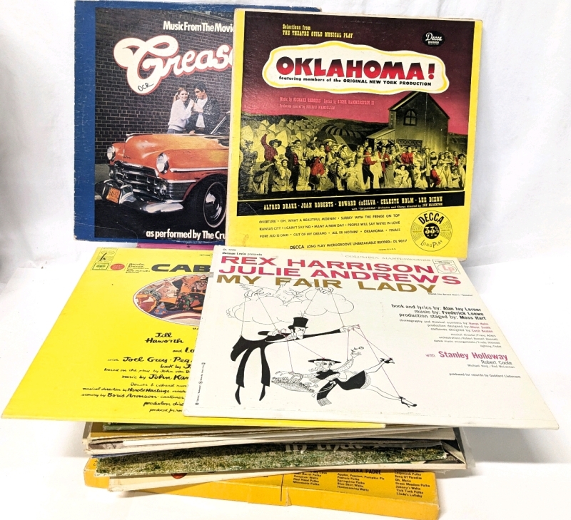 26 Vintage Records: Movie, TV & Musical Soundtracks | incl Grease, My Fair Lady +