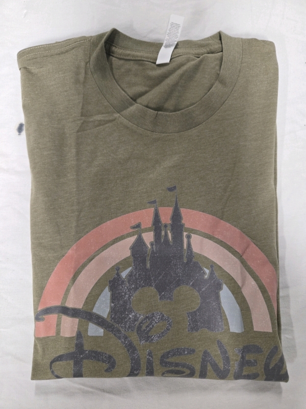 New | Size Medium | Ketuna Army Green Disney Shirt