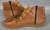 New | Size 11 Mens Zip Up High Cuff Leather Like Boots - 3