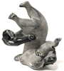 Stunning Large Signed Vintage Soapstone Carving of Man & Husky Fighting a Polar Bear by Pacome Kolaut (Inuit, Iglulik, 1925-1968) | As-Is - 12