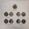 2012 Canadian The War of 1812 Loonie & Quarter Set . Complete with Coloured Quarters - 2