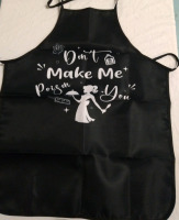 New 32" "Dont Make Me Poison you" BBQ Apron