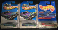 Vintage to Modern Sealed Mattel Hot Wheels | Includes; 2x '65 Pontiac Bonneville & 1 Vintage '59 Caddy