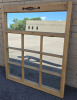 Good Condition | 10 Glass Pane Farmhouse Style Wooden Mirrior ( 33" x 42" ) - 2