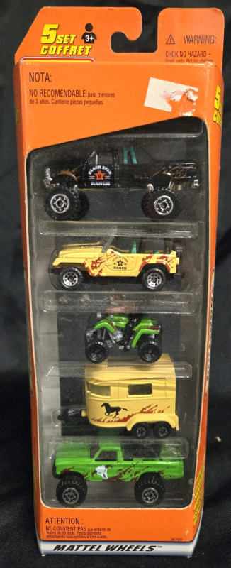 Vintage Sealed Mattel Matchbox | Ranch Riders 5 Car Set