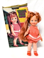 Vintage 1972 Ideal "Velvet's Little Sister" with Hair that Grows and Grows! | 12" Tall | With Original Box (and both shoes!)