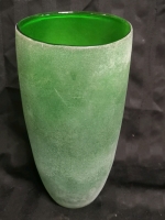 Vintage Blown Glass Vase - 11.5" Tall