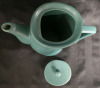 Ceramic Funky Leaning Teapot - 8.5" tall with Lid - 4