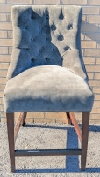 Tall Plush Upholstered Pottery Barn Bar Chair | 22" x 19" x 42" Tall