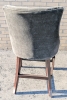 Tall Plush Upholstered Pottery Barn Bar Chair | 22" x 19" x 42" Tall - 2