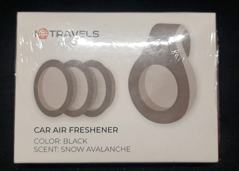 New IQTravels Car Air Freshener - "Snow Avalanche" Scented